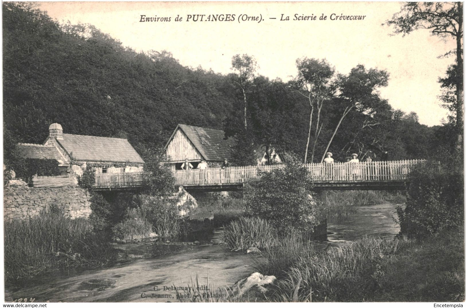 CPA  Carte Postale France Putanges Scierie De Crèvecoeur 1908  VM63603ok - Putanges
