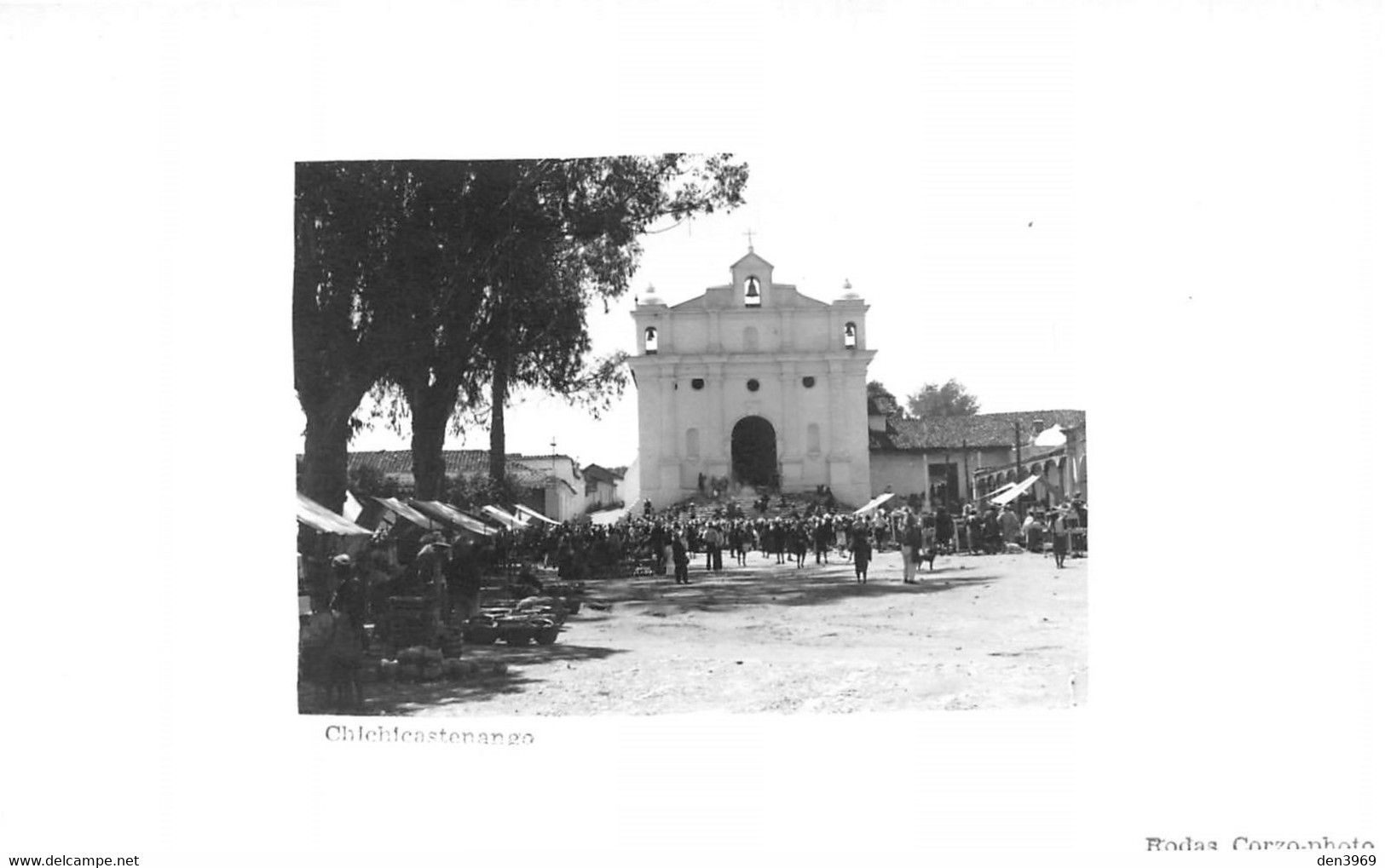 Amerique - GUATEMALA - Chichicastenango - Plaza De La Iglesia - Mercado - Eglise, Marché - Carte-Photo Rodas Corzo - Guatemala