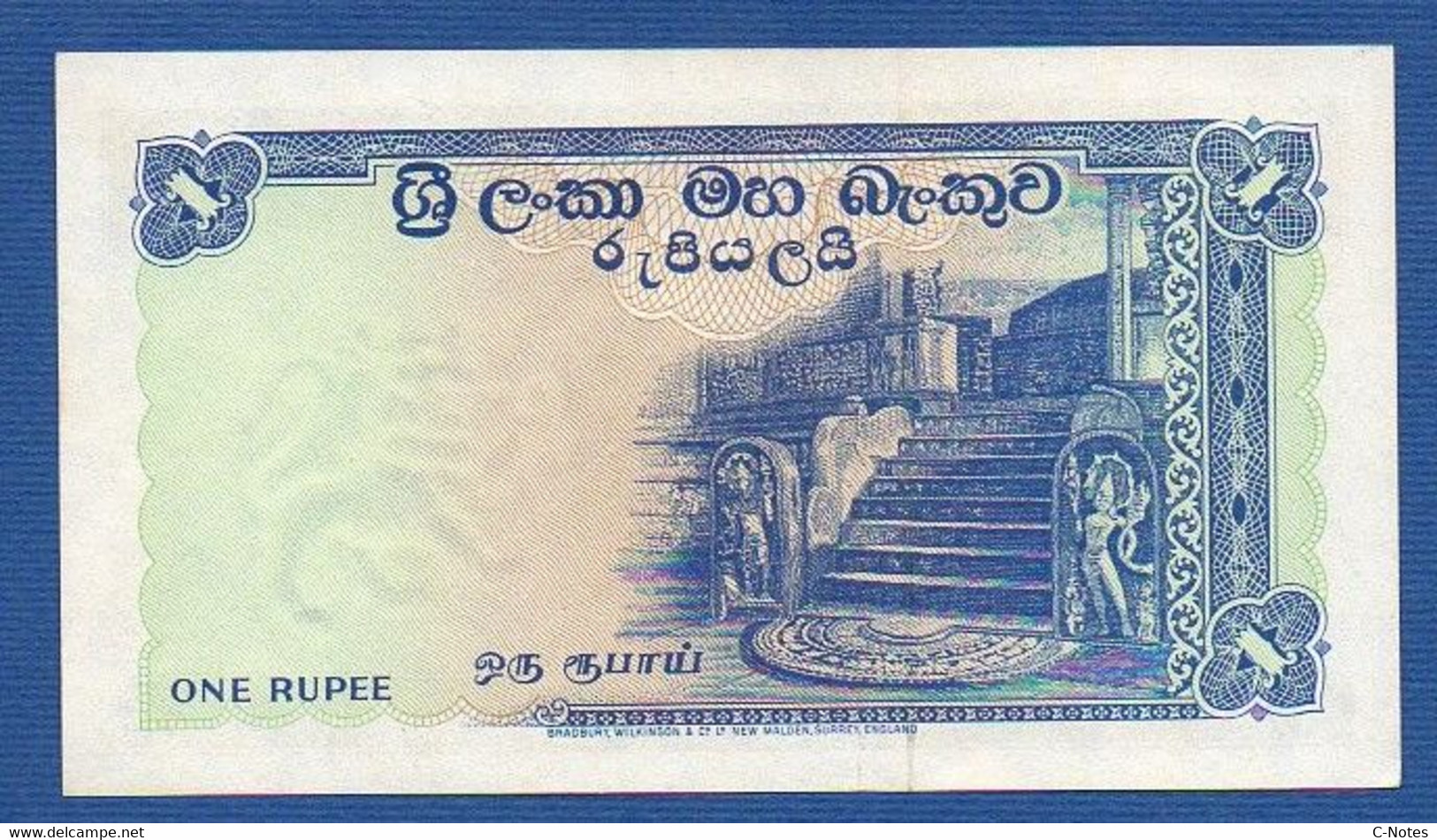 CEYLON & SRI LANKA - Central Bank Of Ceylon - P.56e – 1 Rupee 05.06.1963 UNC, Serie B/96 230552 - Sri Lanka