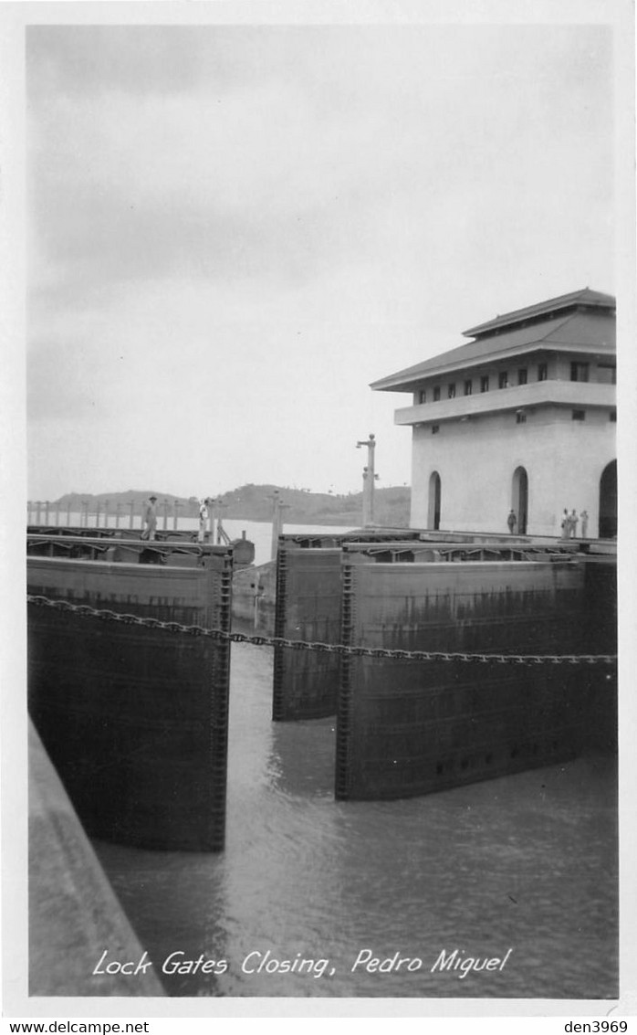 Amerique - Canal De PANAMA - Pedro Miguel - Lock Gates Closing Esclusa - Ecluse - Carte-Photo - Panama