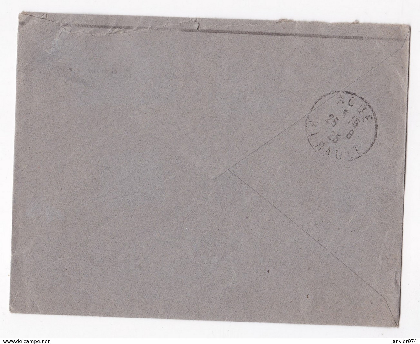 Enveloppe 1925, G. Schloesser, Bijoutier Fabriquant à Perpignan - Cartas & Documentos