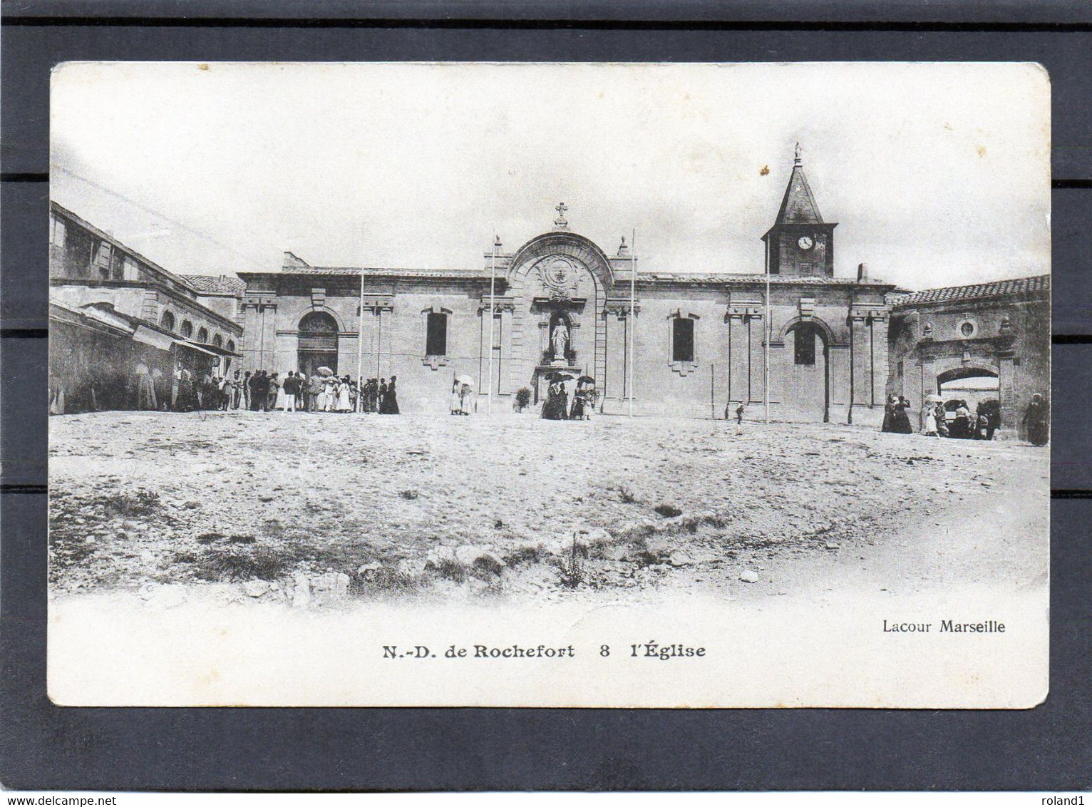 Notre-Dame De Rochefort - .l'église.( édit. E.Lacour ). - Rochefort-du-Gard