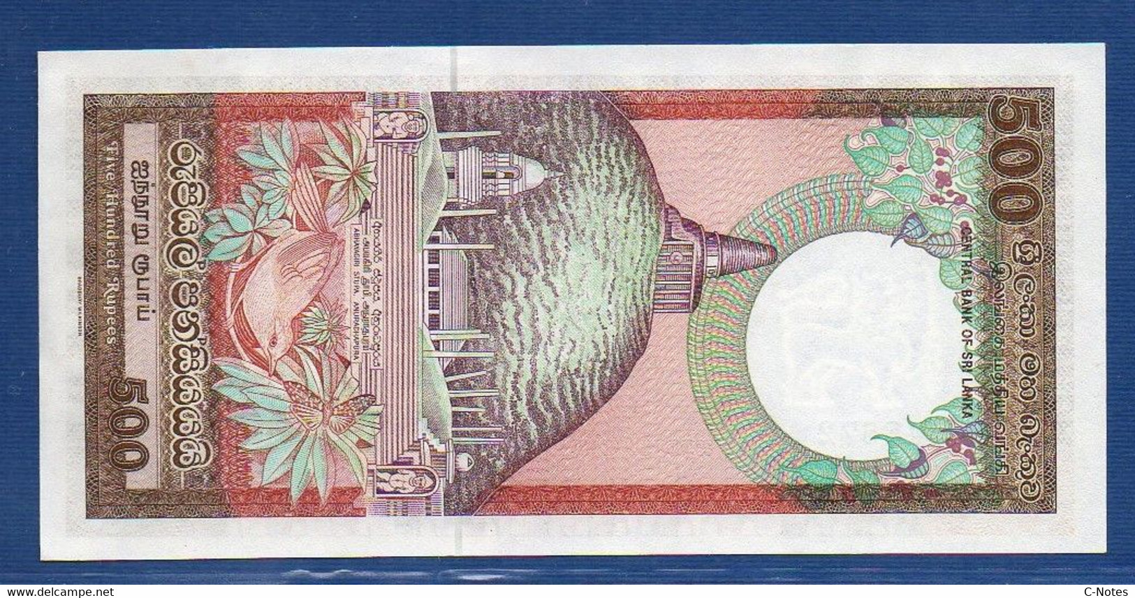 SRI LANKA - P.100a – 500 Rupees 1987 UNC, Serie B/4 448672 - Sri Lanka