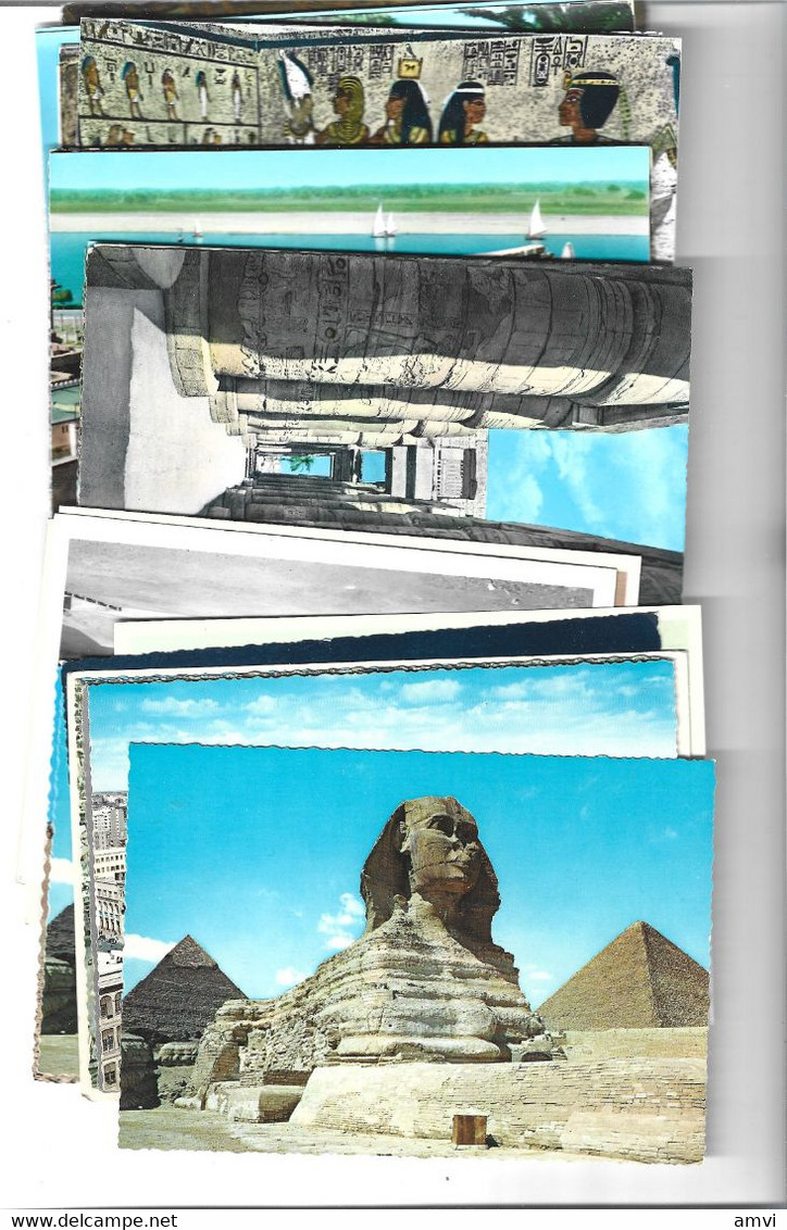 23- 0169 Lot De 28 Cartes Postales Egypte Non Voyagées Double Possible - Other & Unclassified