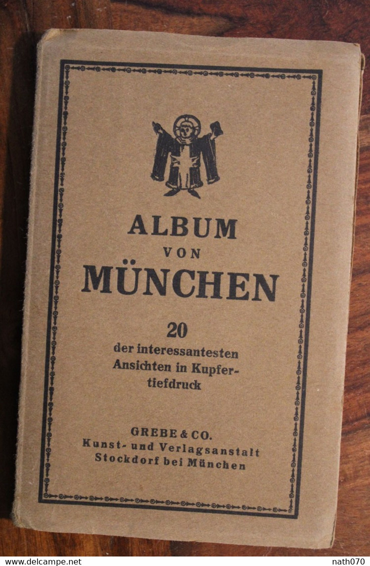 1930's Carnet Album 20 AK Cpa München Deutsches Reich Allemagne Cover Germany - Muenchen