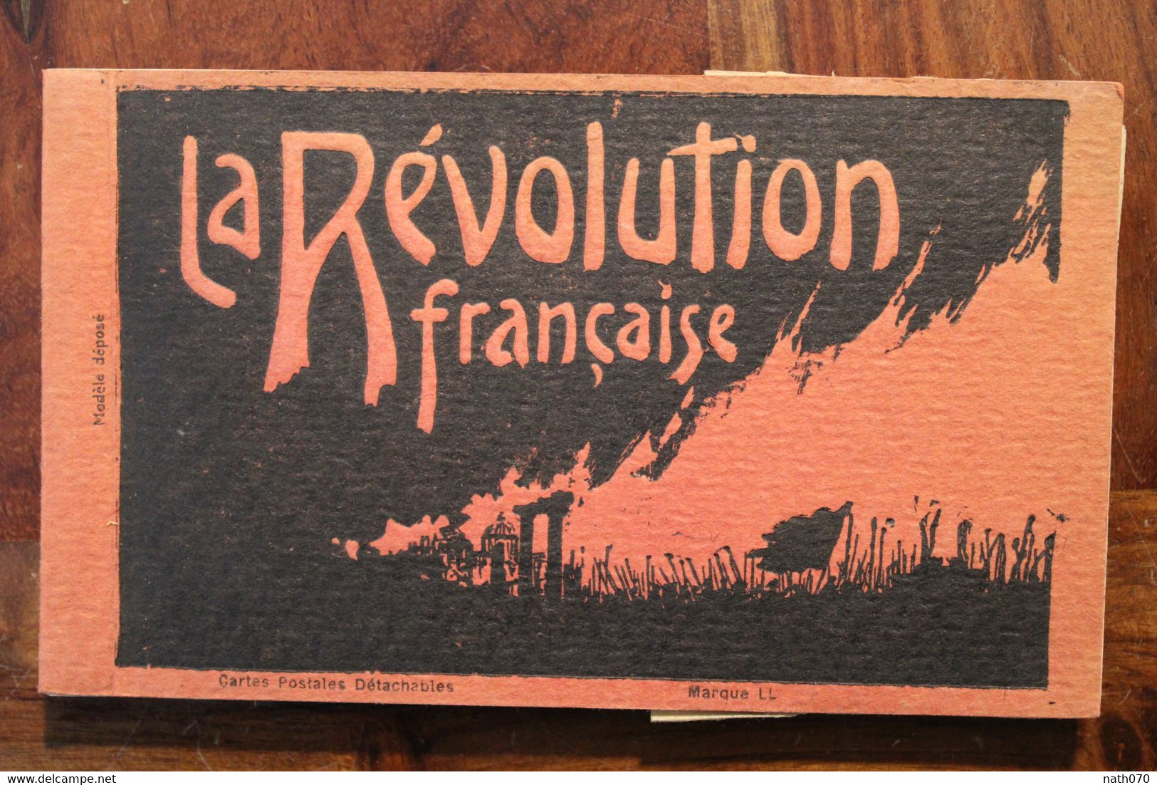 La Révolution Française Carnet Album 20 AK Cpa Illustrateur Histoire France - Andere & Zonder Classificatie