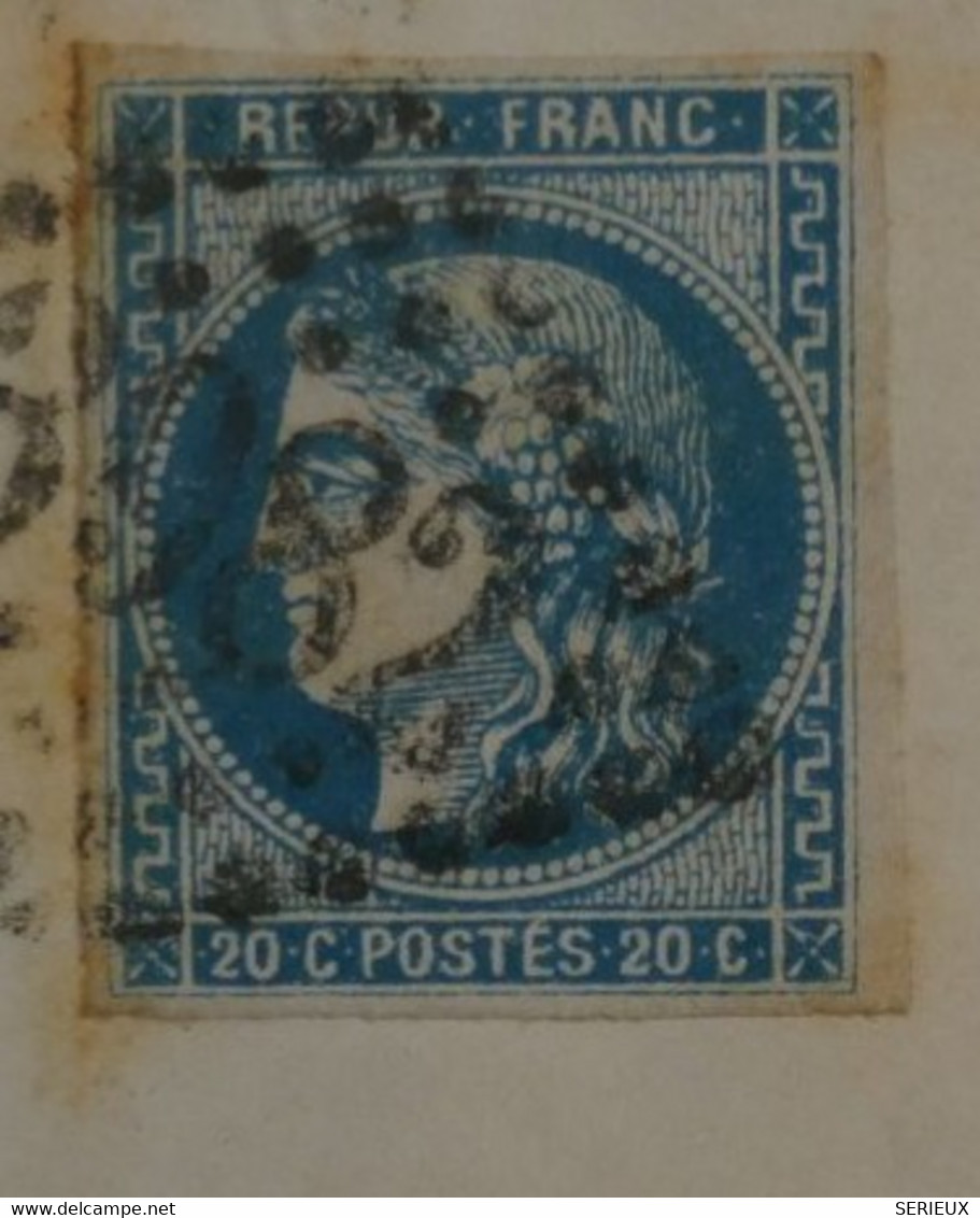 BO9 FRANCE  BELLE    LETTRE  6 MAI  1871 TOULOUSE A  BORDEAUX + EMISSION BORDEAUX N°45++ AFFRANCH. INTERESSANT++ - 1870 Ausgabe Bordeaux