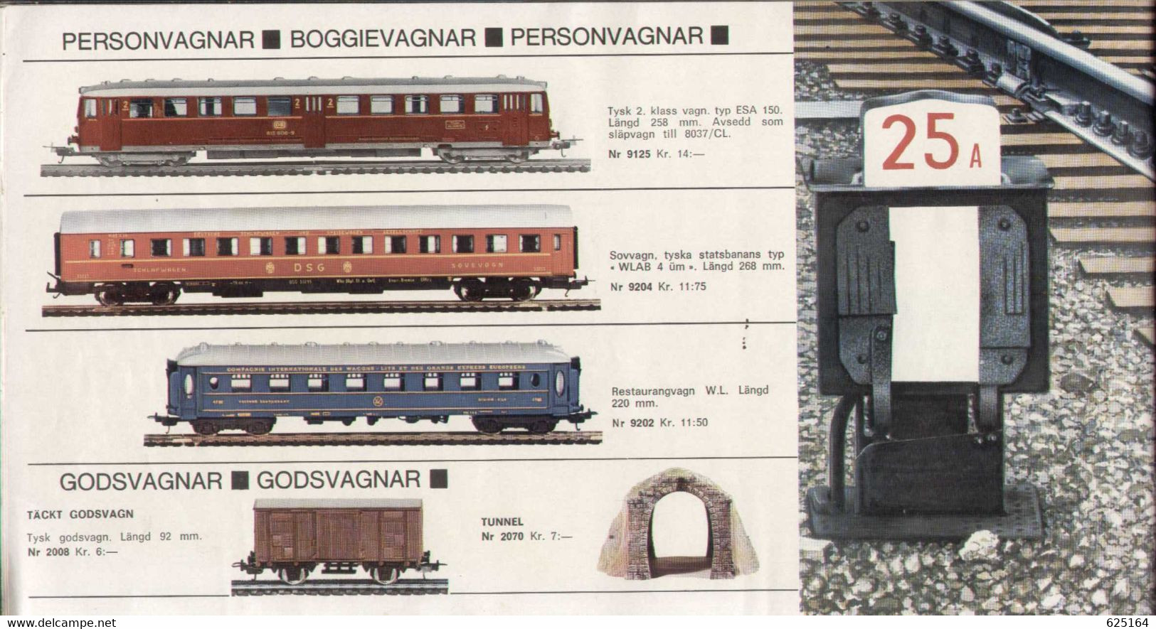 Catalogue LIMA 1970-71 HO Scale 1/87 - Swedish Edition - En Suédois - Non Classés