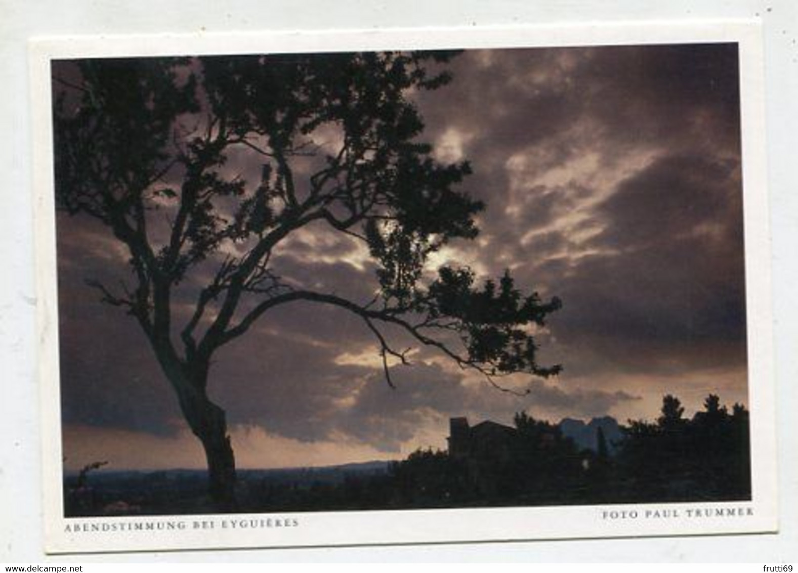 AK 115973 FRANCE - Abendstimmung Bei Eyguières - Eyguieres