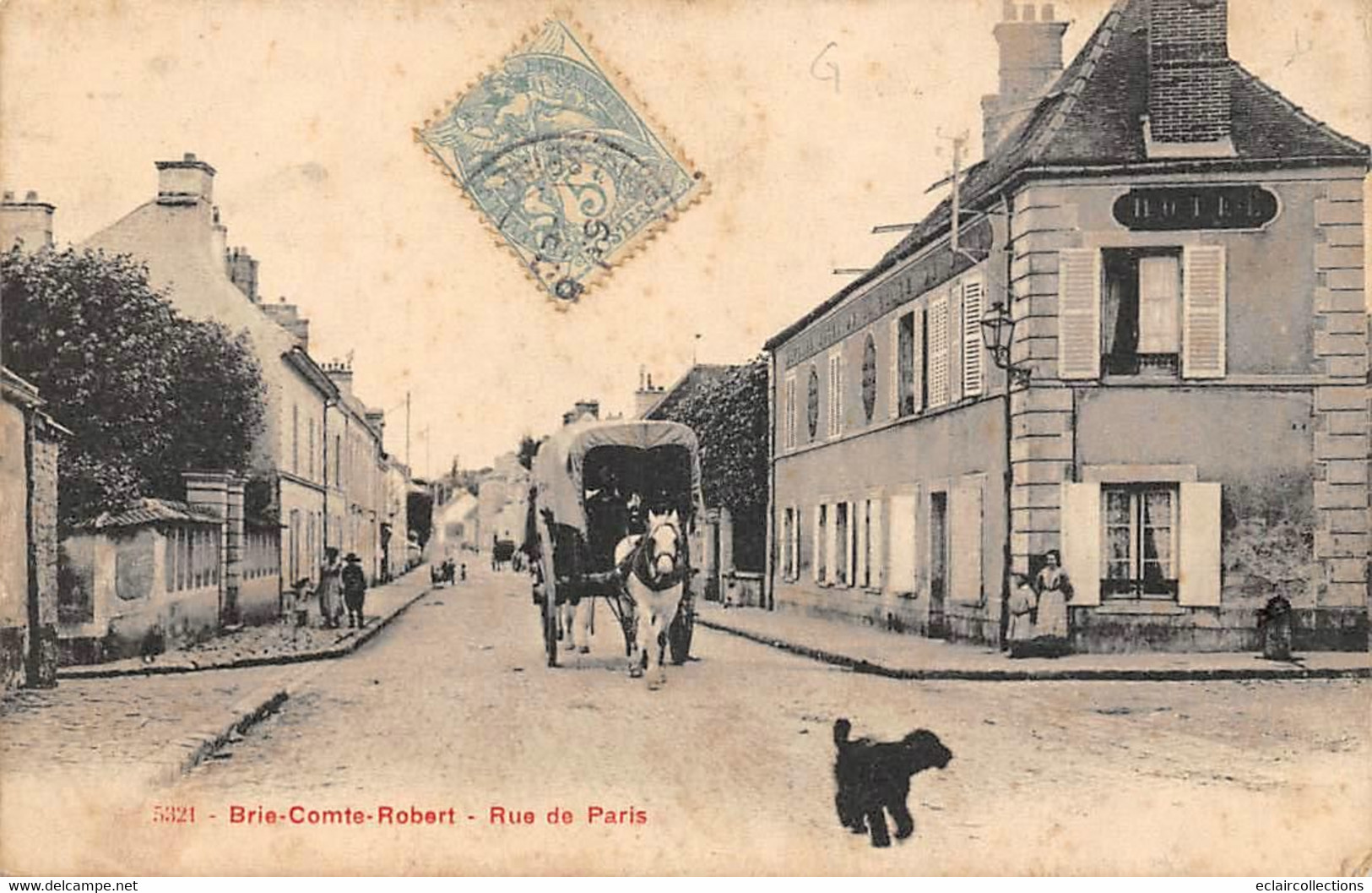 Brie Comte Robert            77          Route De Paris    Hôtel   N° 3521   (voir Scan) - Brie Comte Robert