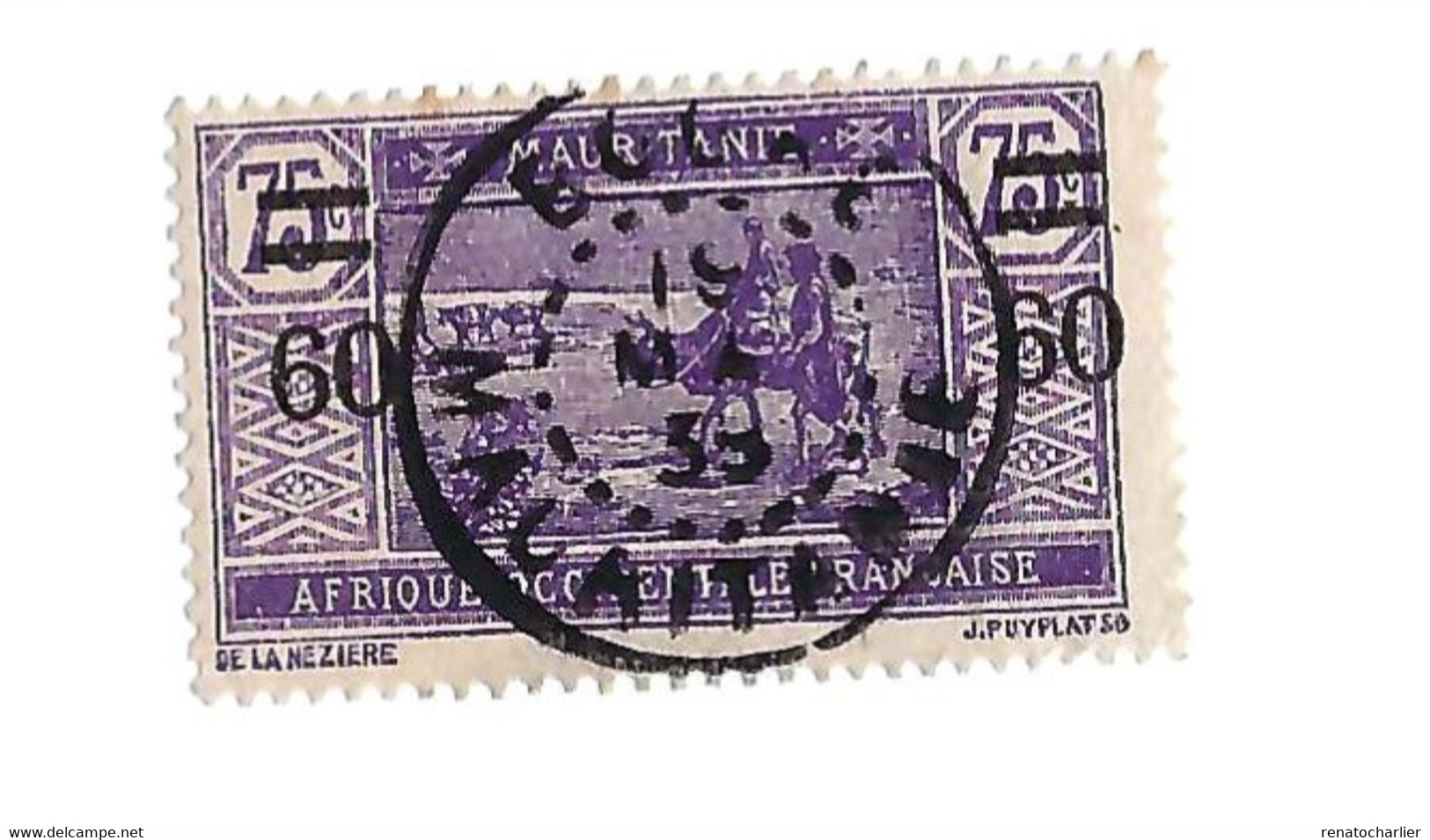 Oblitération "Bouké" Sur Surchargé. - Used Stamps