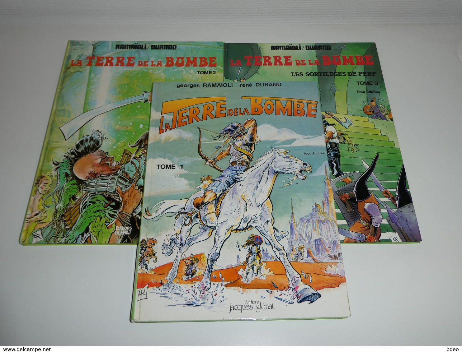 LOT EO LA TERRE DE LA BOMBE TOMES 1/2/3/ BE - Wholesale, Bulk Lots