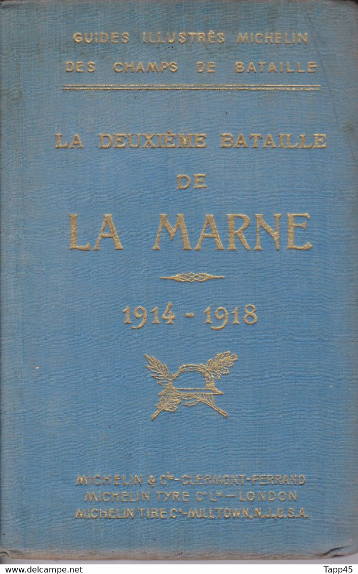 Livre > Guide Michelin 14 18  > La Deuxième Bataille De La Marne 1919  > Tv 3 > - Michelin (guides)