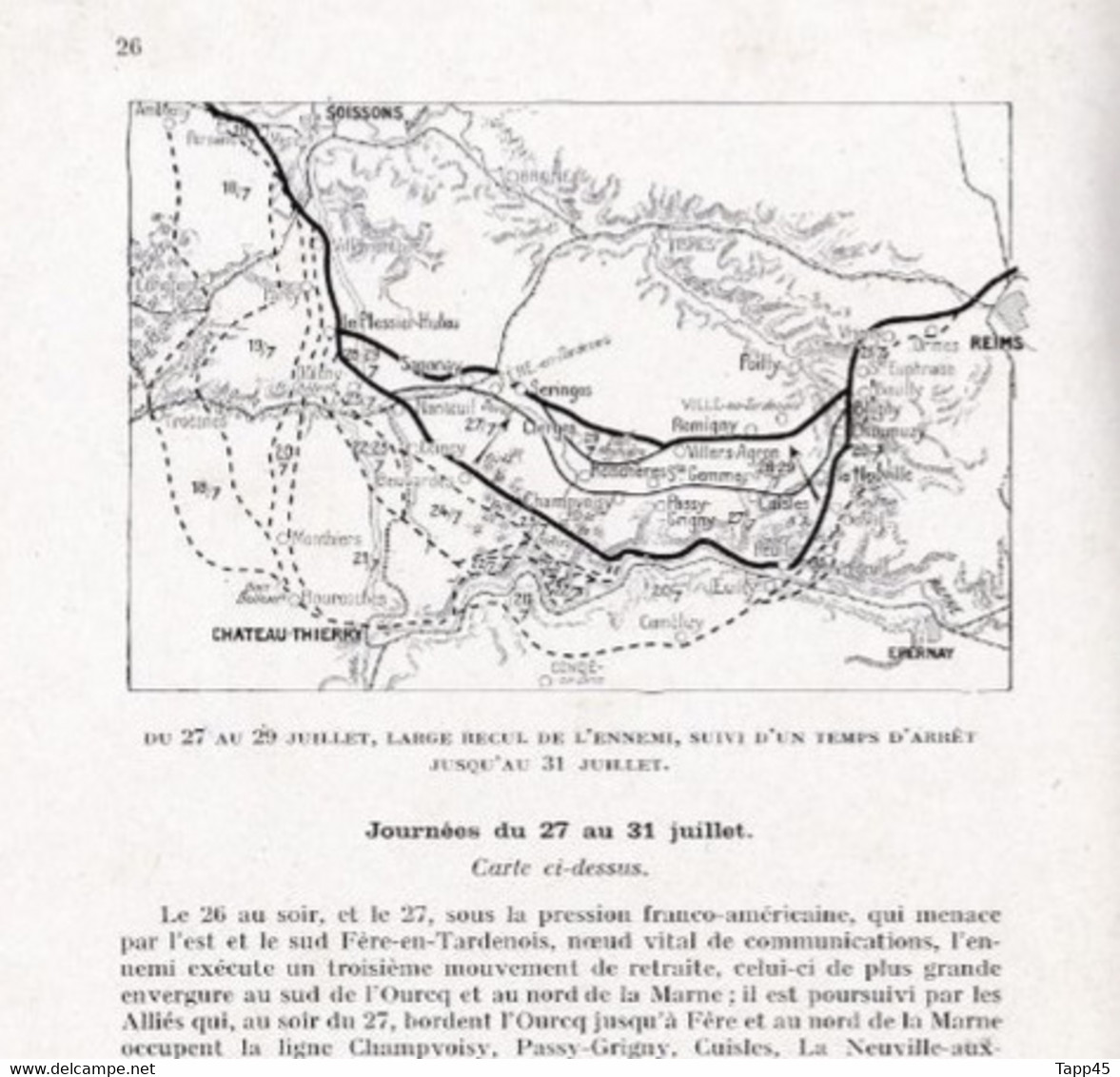 Livre > Guide Michelin 14 18  > La Deuxième Bataille De La Marne 1919  > Tv 3 > - Michelin (guide)