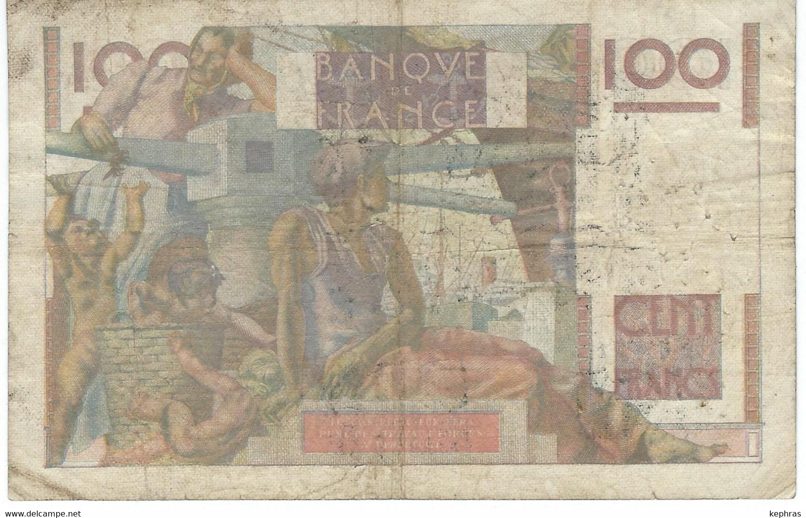 Banque De France  100 Francs - Type Jeune Paysan - N.16-11-1950.N. - BE - 100 F 1945-1954 ''Jeune Paysan''