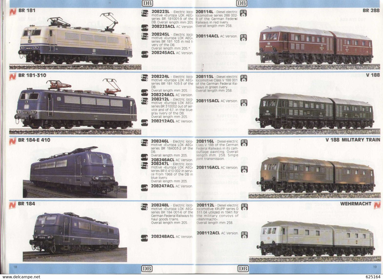 Catalogue LIMA EURO PROGRAM 1990 HO 1/87 - Inglese