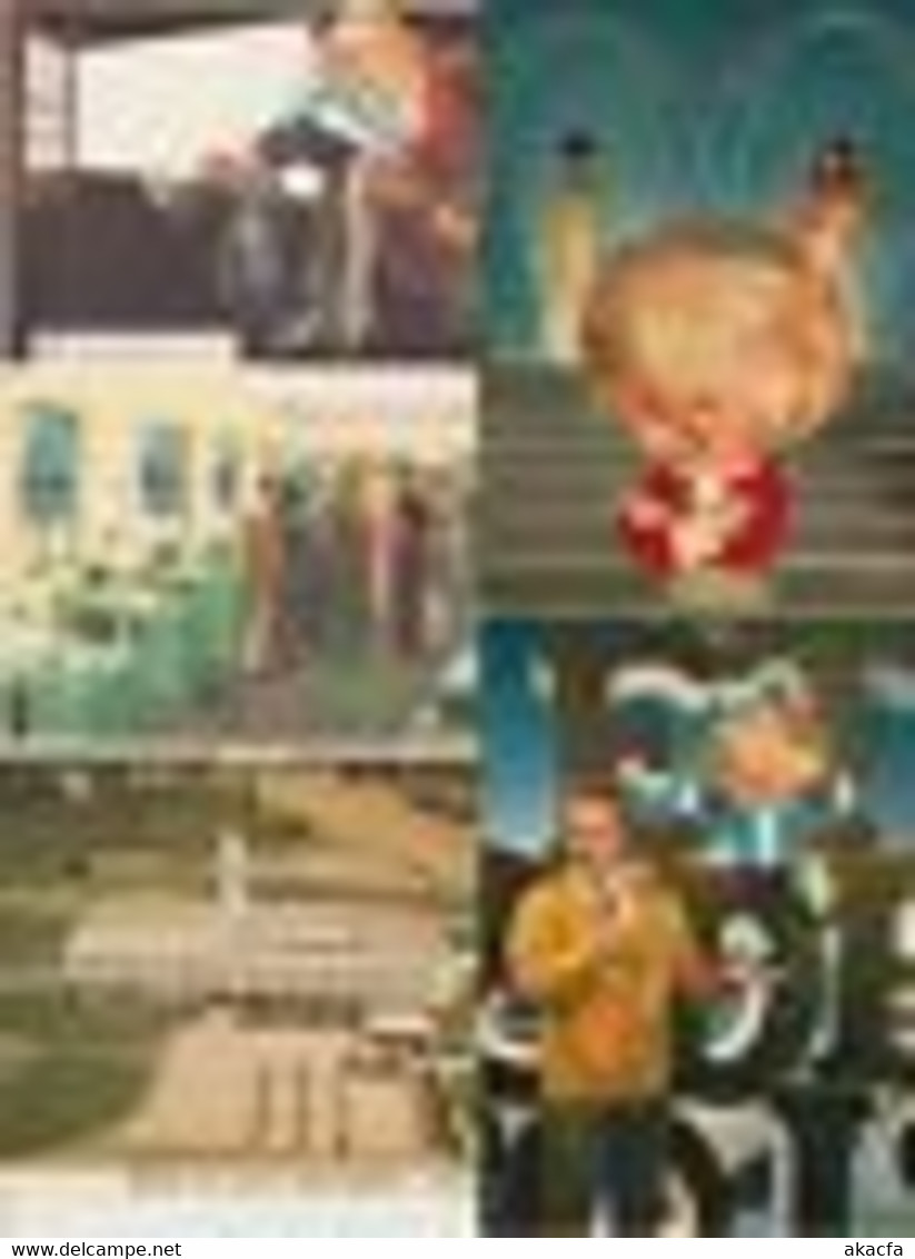 TV SERIES FRANCE 94 Postcards pre- 1980 (L4187)