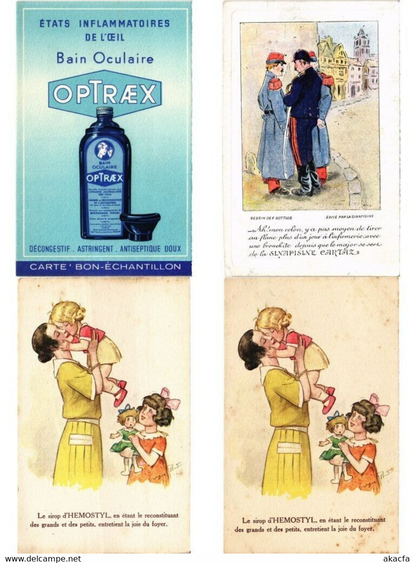 MEDICINE HEALTH MEDICAL Advertising 30 Vintage Postcards (L5820) - Santé