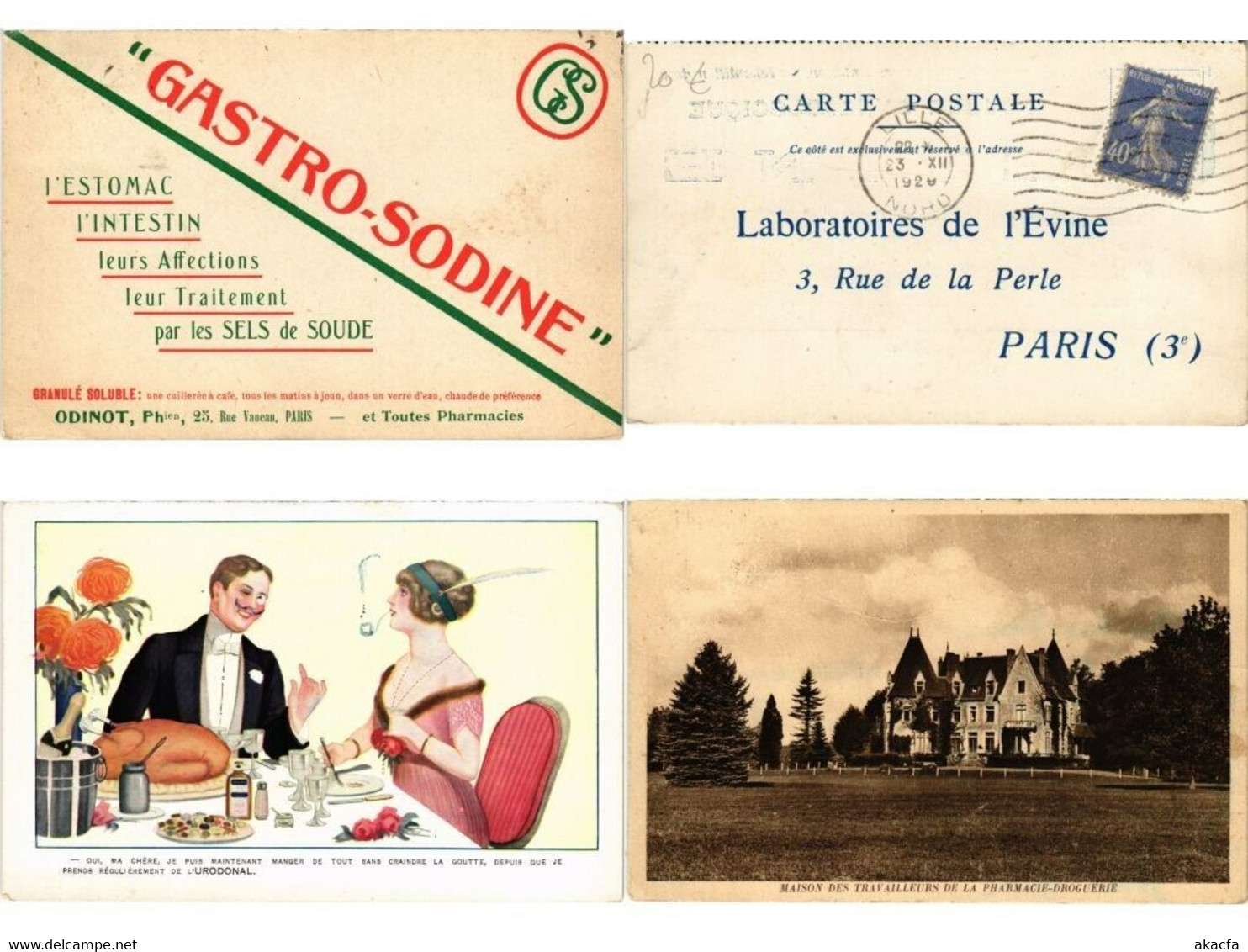 MEDICINE HEALTH MEDICAL Advertising 30 Vintage Postcards (L5820)