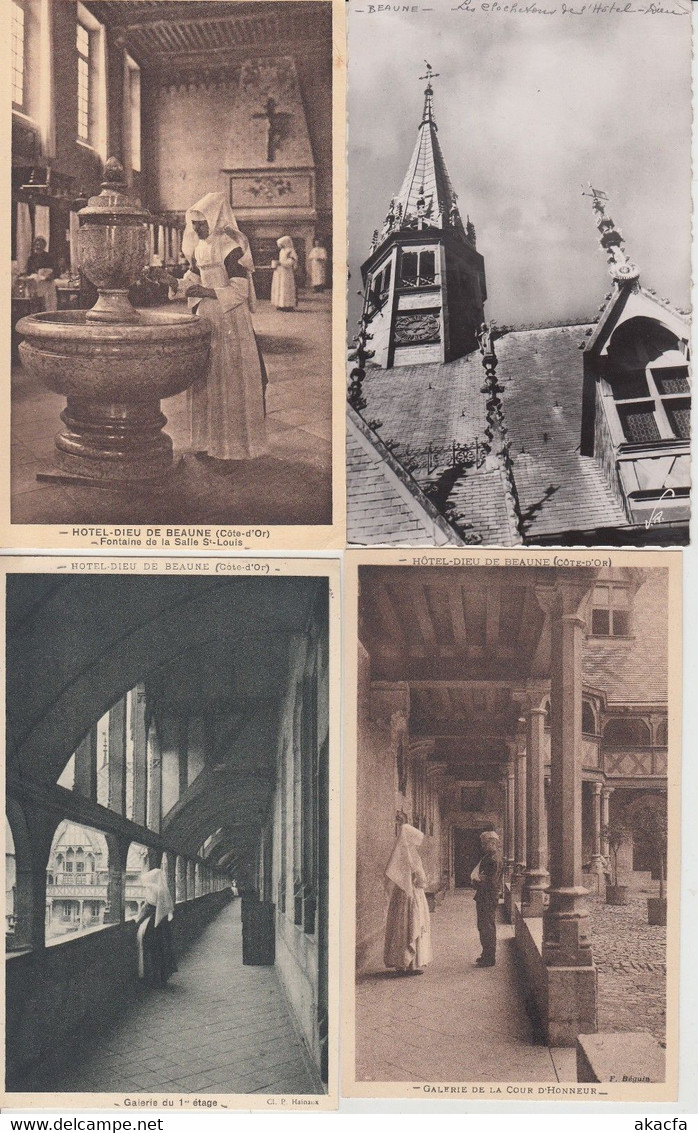 L'HOTEL DIEU FRANCE 47 Vintage Postcards mostly pre-1940 (L5655)