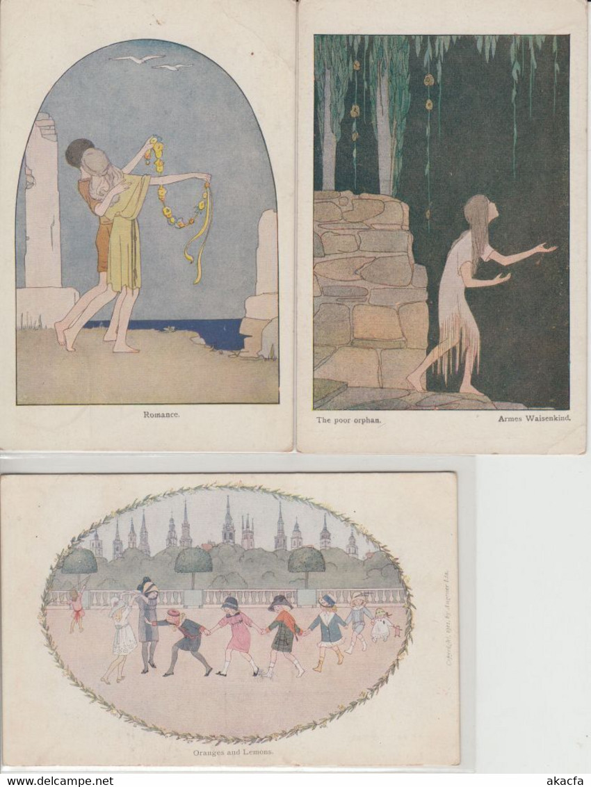 WILLEBEEK LE MAIR CHILDREN GLAMOUR ARTIST 14 Vintage Postcards (L5971) - Le Mair