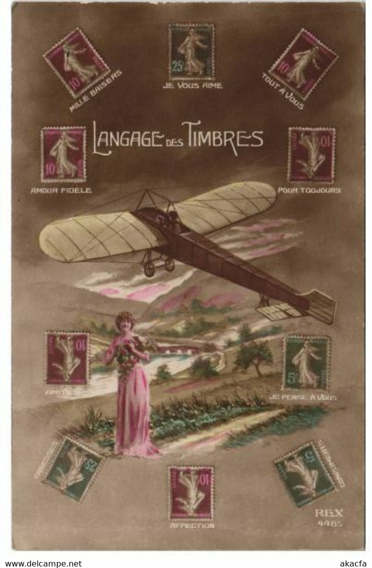LANGUAGE DE STAMPS FANTASY 21 Vintage Postcards Mostly Pre-1940 (L3059) - Poste & Facteurs