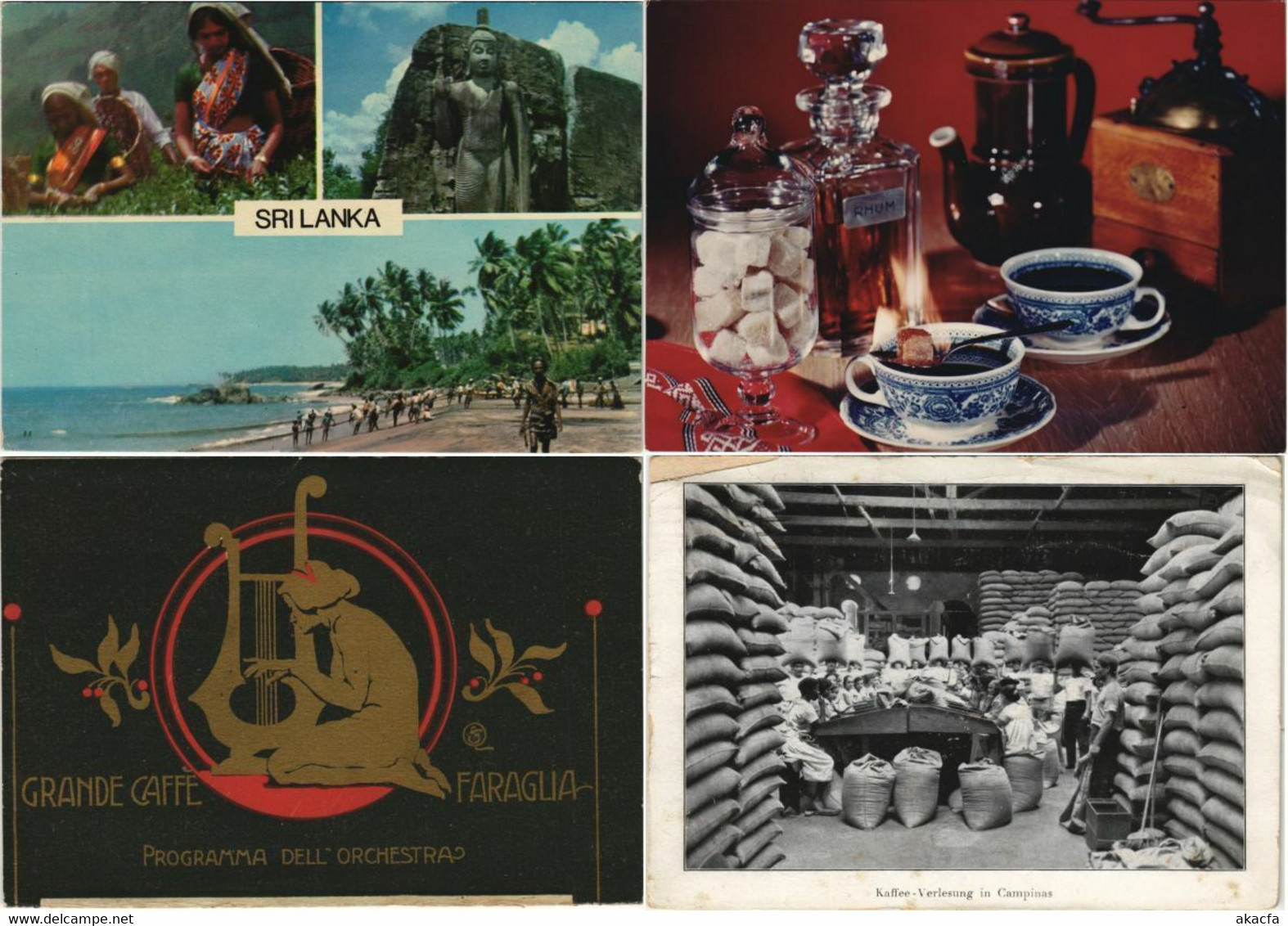 COFFE TEA DRINKING PRODUCTION 26 Postcards Pre- 1970 (L3444) - Cultures