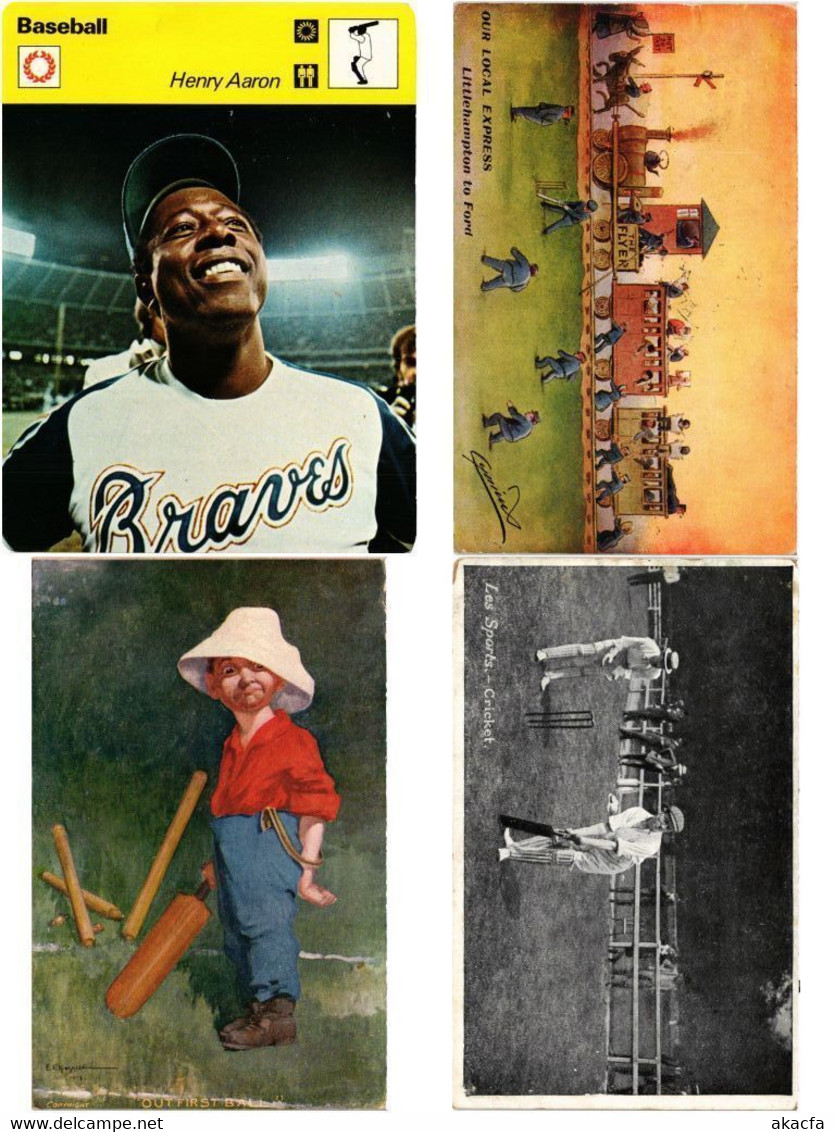 CRICKET, BASEBALL, SPORT, SPORTS, 23 Postcards & Others (L6063) - Honkbal