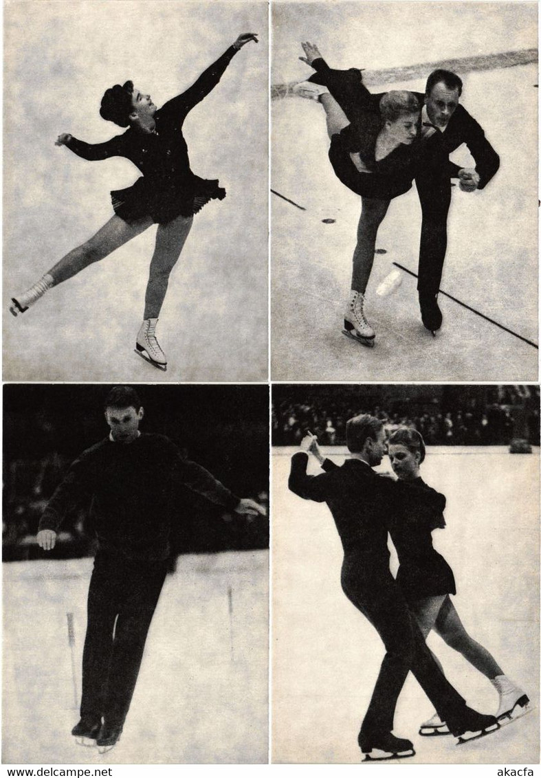 SKATING WINTER SPORT 21 Vintage Postcard (L5510) - Figure Skating