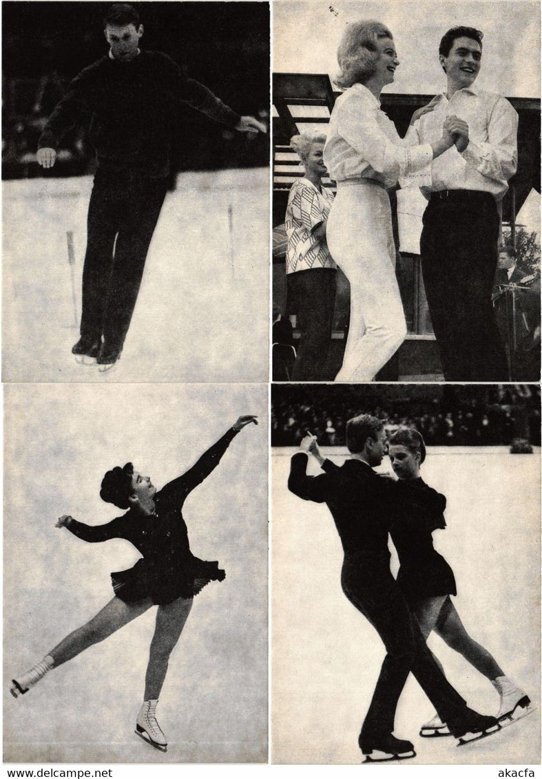 SKATING WINTER SPORT 21 Vintage Postcard (L5510) - Figure Skating