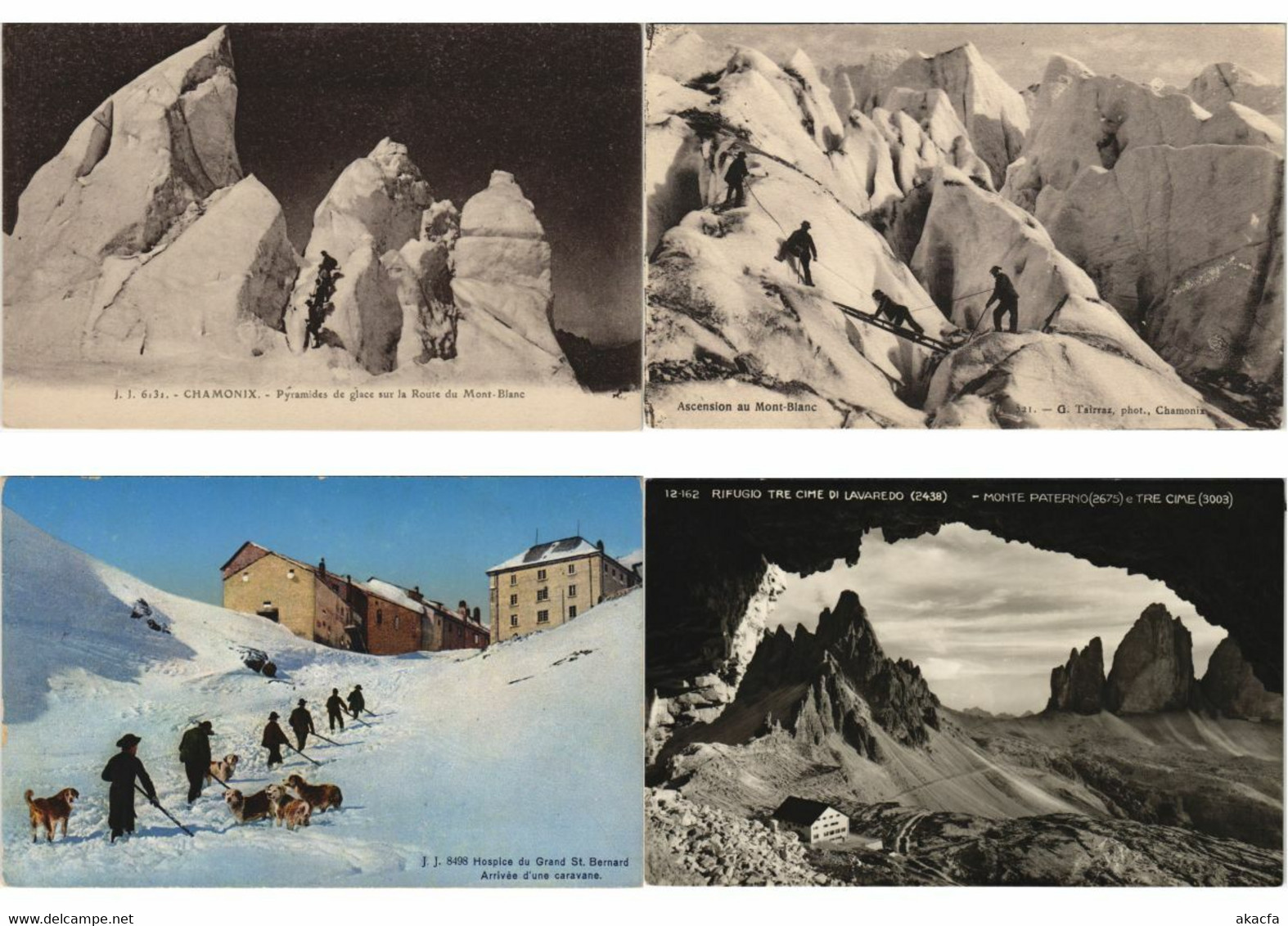 ALPINISME MOUNTAIN CLIMBING SPORT 62 Vintage Postcards Mostly Pre-1970 (L3591) - Escalade