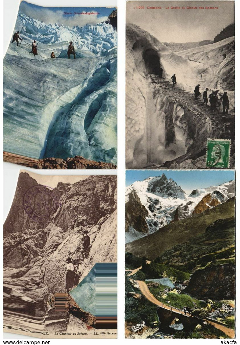 ALPINISME MOUNTAIN CLIMBING SPORT 62 Vintage Postcards Mostly Pre-1970 (L3591)