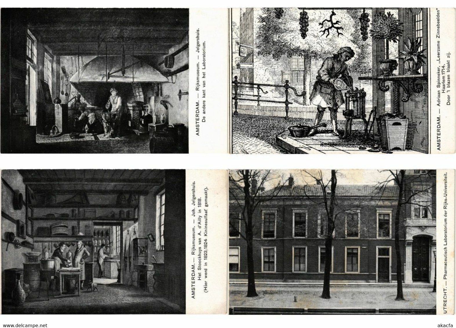 PHARMACY MEDICINE MEDICAL NETHERLANDS 33 Vintage Postcards Pre-1940 (L2590) - Santé