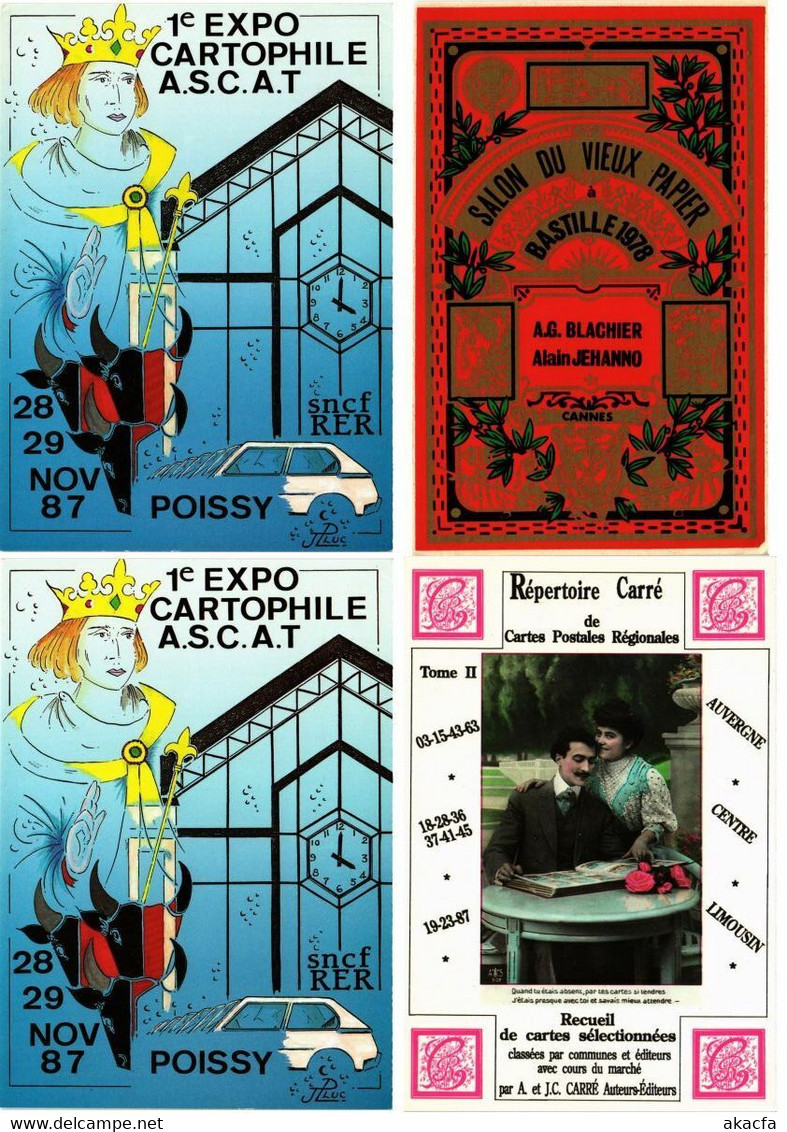 POSTCARD CLUBS SHOWS 150 Modern Postcards (L2534) - Poste & Facteurs