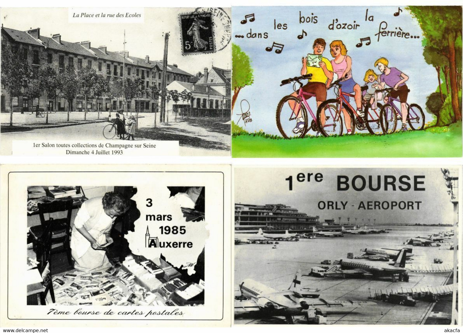 POSTCARD CLUBS SHOWS 150 Modern Postcards (L2534)