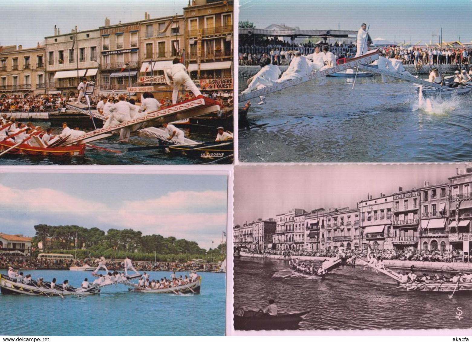 ROWING LES JOUTES Sport 77 Vintage Postcards Mostly pre-1970 (L3856)