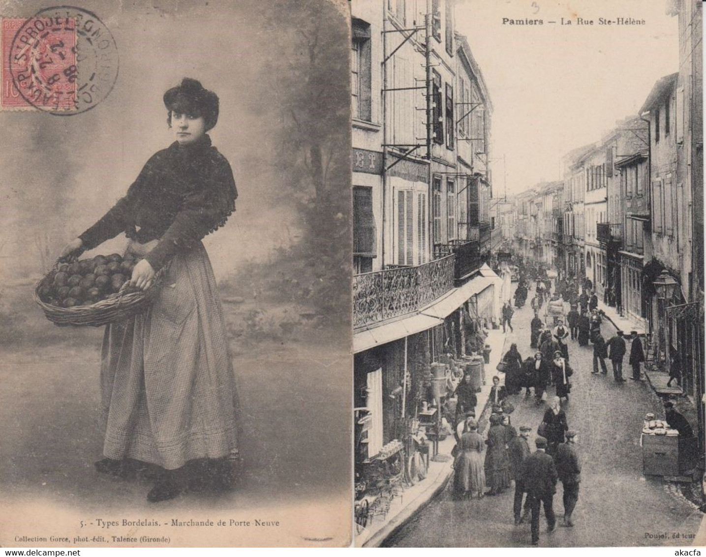 MARKETS MARCHE FRANCE 39 Vintage postcards pre-1940 (L5519)