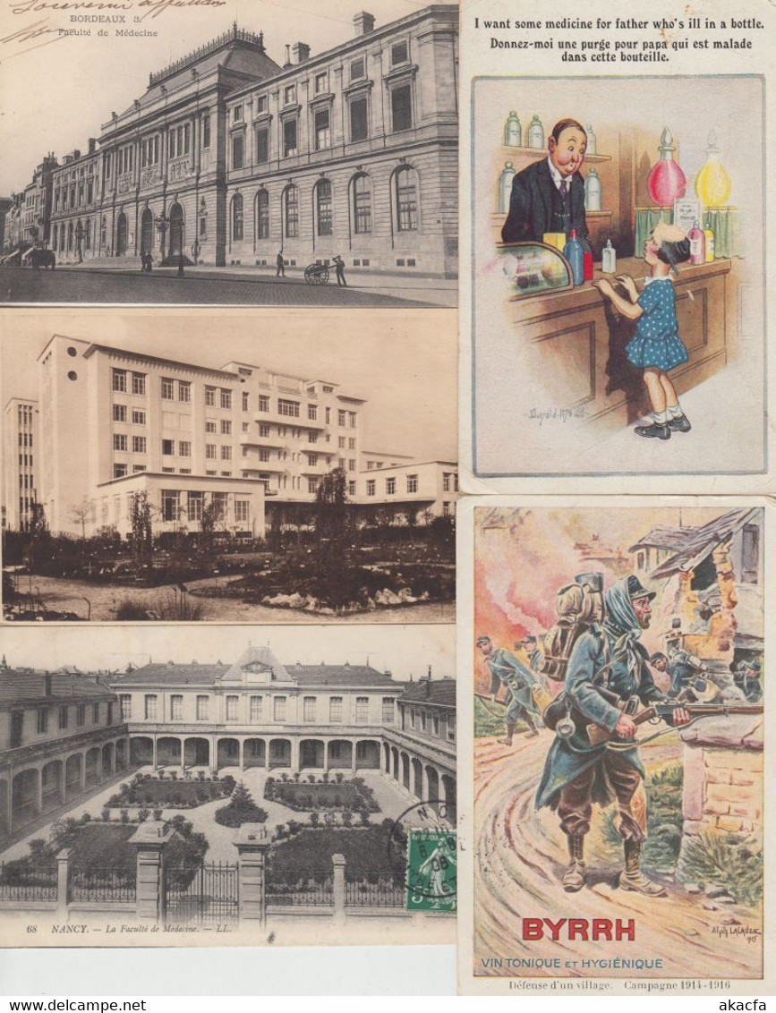 MEDICINE MEDICAL Hospitals HEALTH 159 Vintage Postcards mostly pre-1970 (L5191)