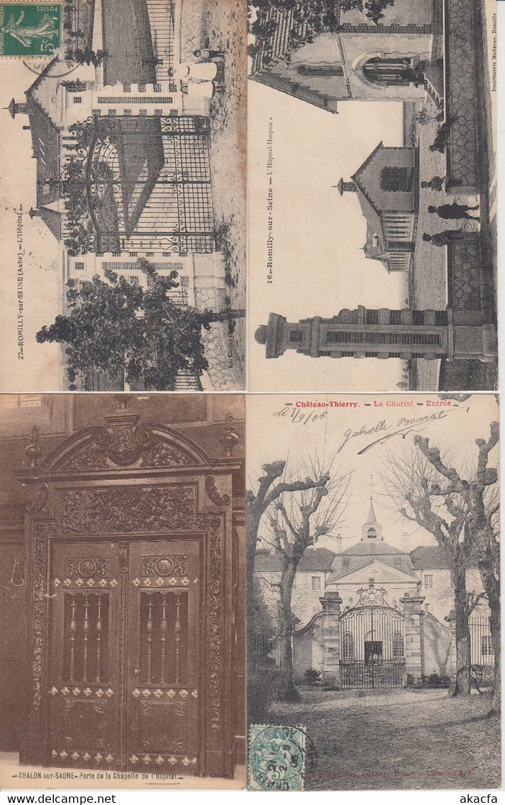 HOSPITALS HOPITALS HOSPICE FRANCE 350 Vintage Postcards mostly pre-1940 (L5773)