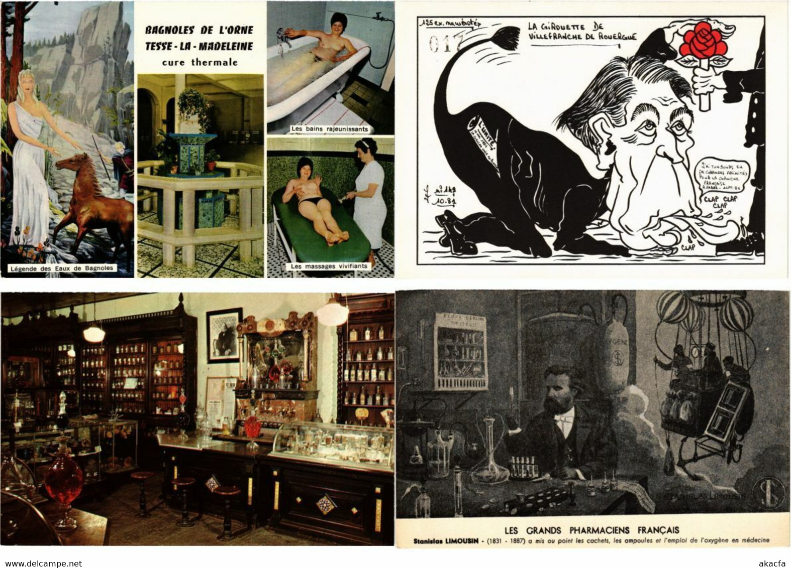 PHARMACY MEDICINE MEDICAL HEALTH 500 MODERN Postcards (L2676) - Santé