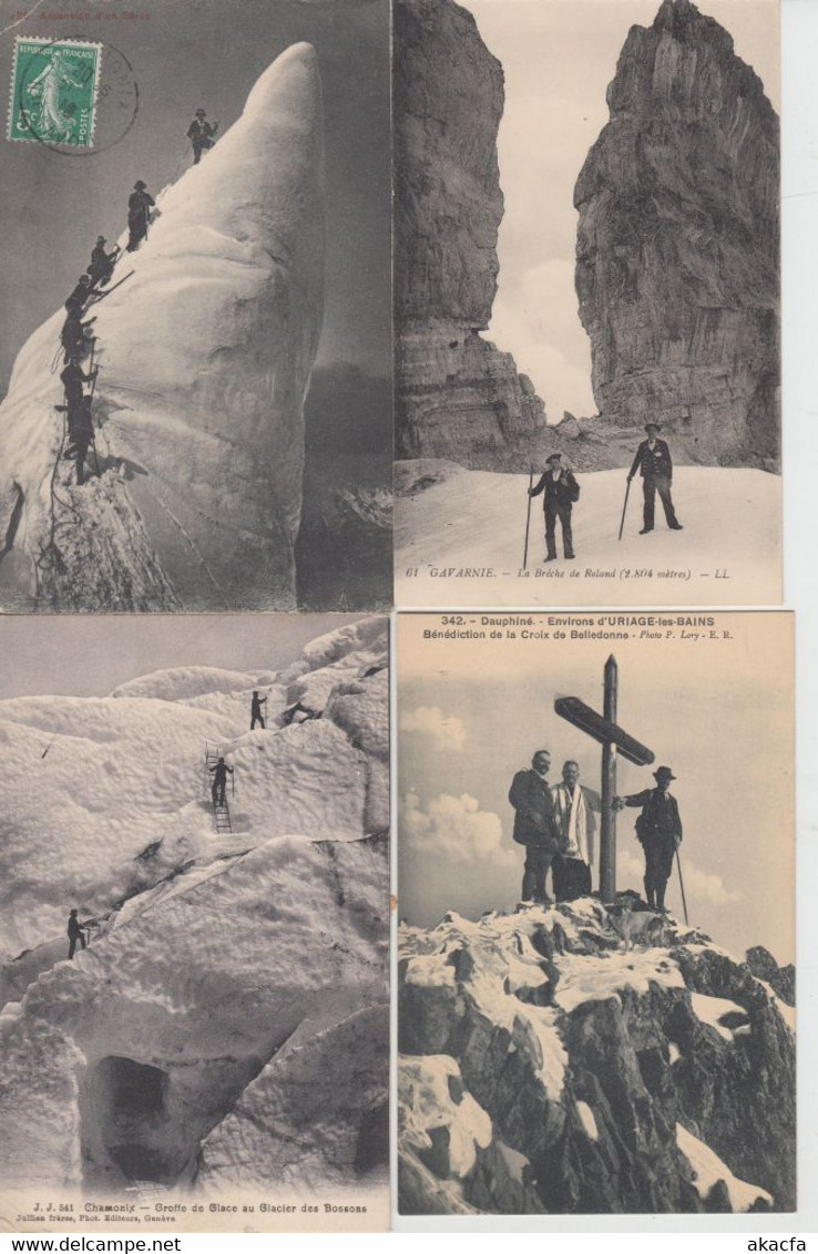 ALPINISME MOUNTAIN CLIMBING France 1000 Vintage Pc Mostly Pre-1940 (L5196) - Escalade