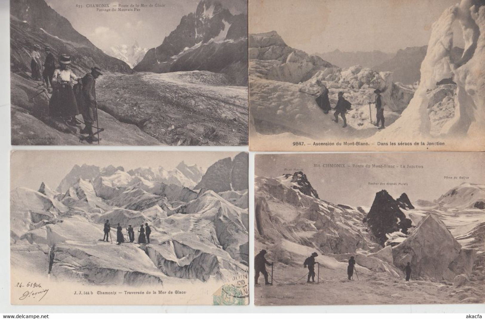 ALPINISME MOUNTAIN CLIMBING France 1000 Vintage Pc Mostly Pre-1940 (L5196) - Climbing