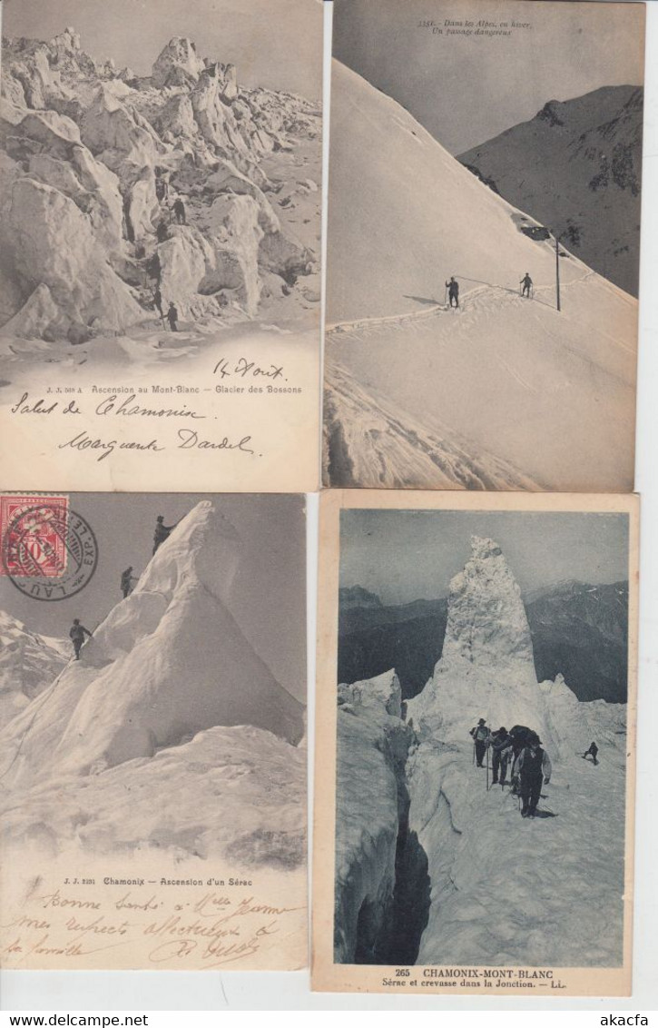 ALPINISME MOUNTAIN CLIMBING France 1000 Vintage Pc Mostly Pre-1940 (L5196) - Escalada