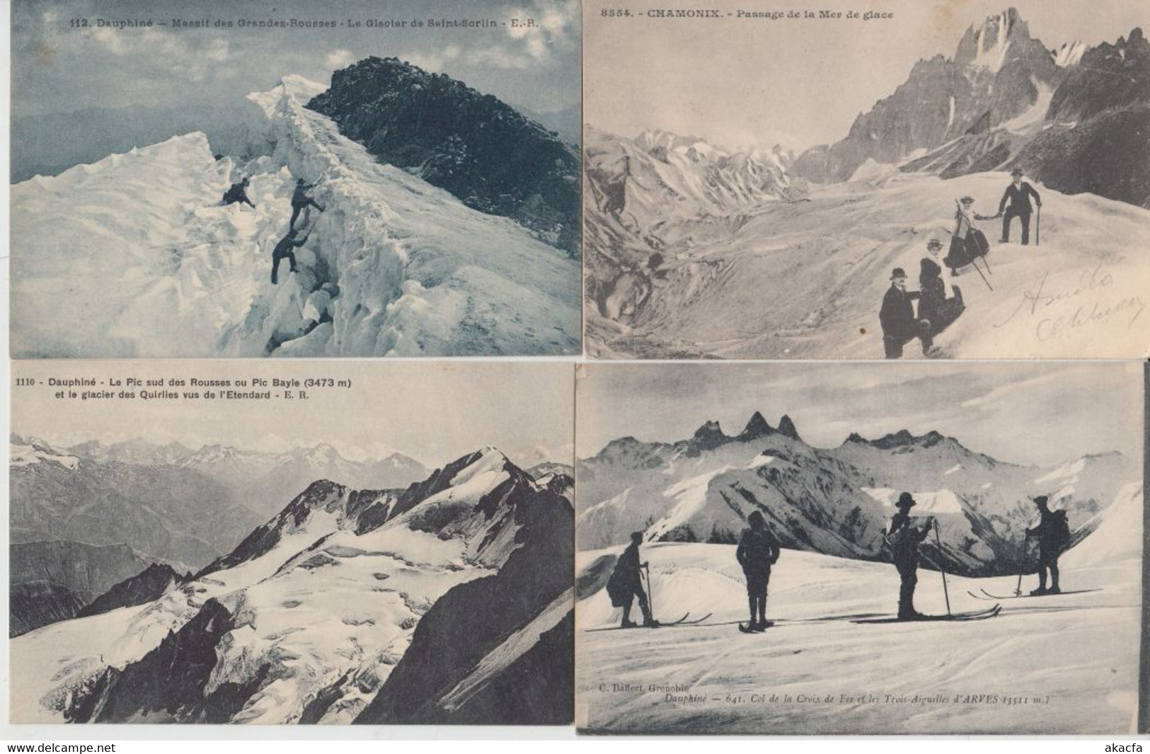 ALPINISME MOUNTAIN CLIMBING France 1000 Vintage Pc Mostly Pre-1940 (L5196)