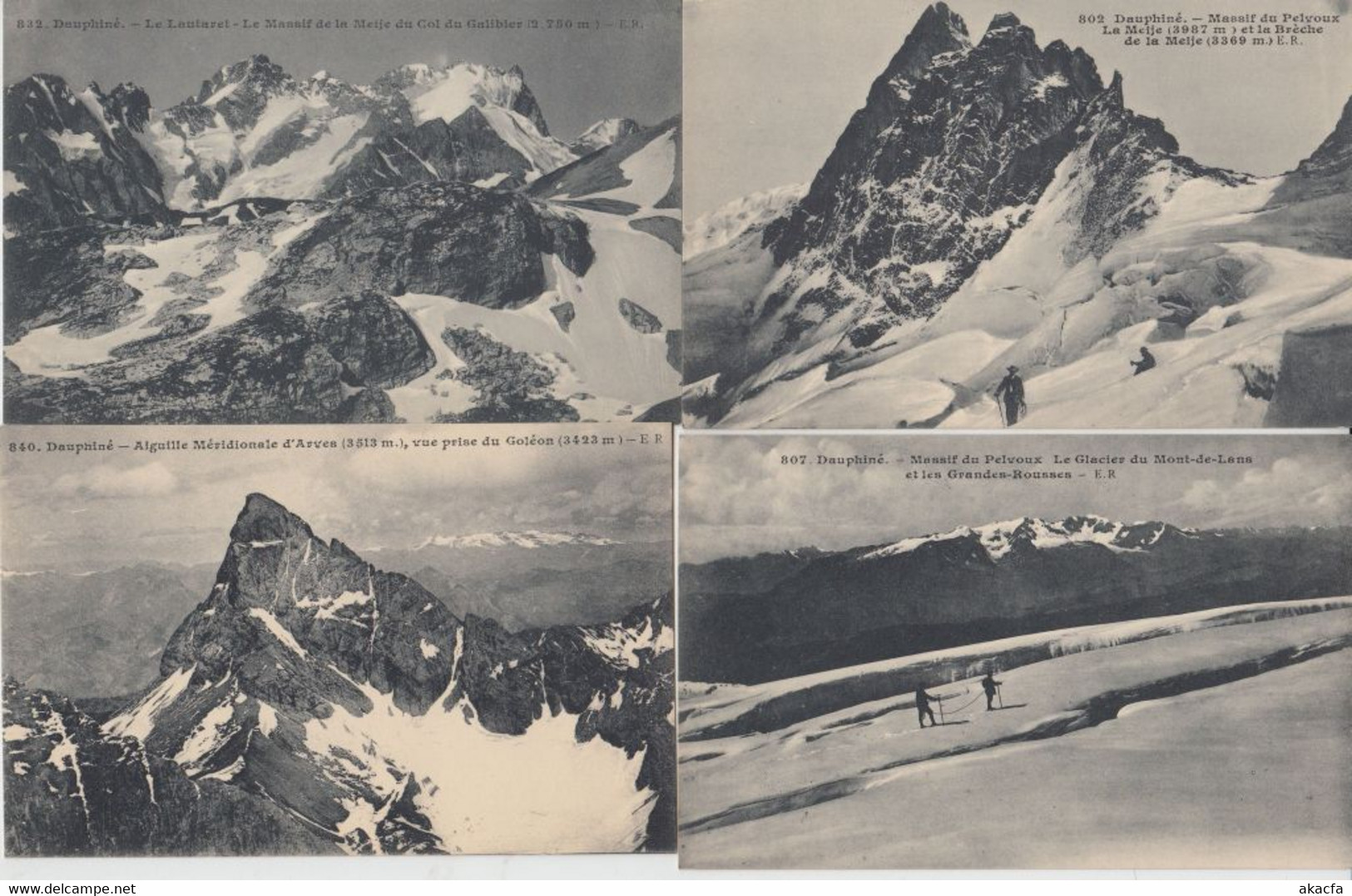 ALPINISME MOUNTAIN CLIMBING France 1000 Vintage Pc Mostly Pre-1940 (L5196)