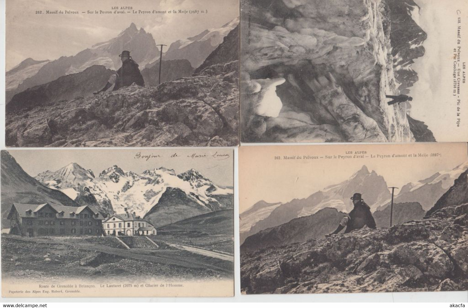 ALPINISME MOUNTAIN CLIMBING France 1000 Vintage Pc Mostly Pre-1940 (L5196)