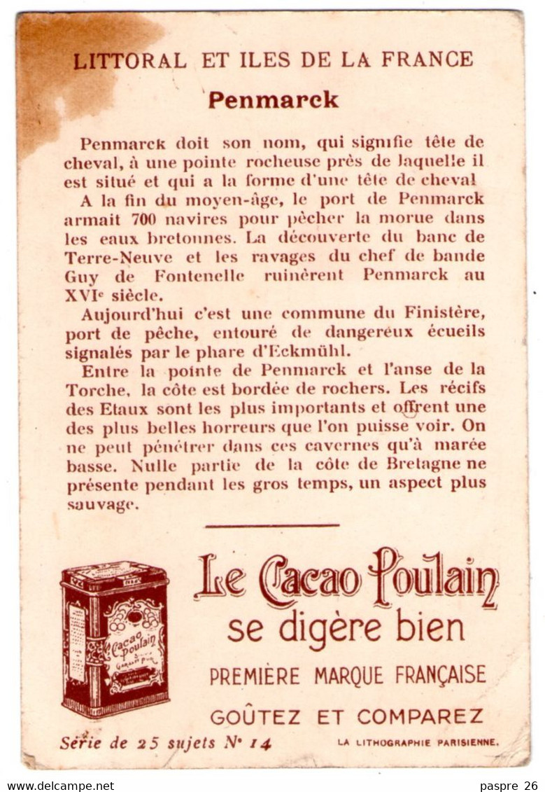Carte Publicitaire "Chocolat POULAIN" En Couleur - Cioccolato