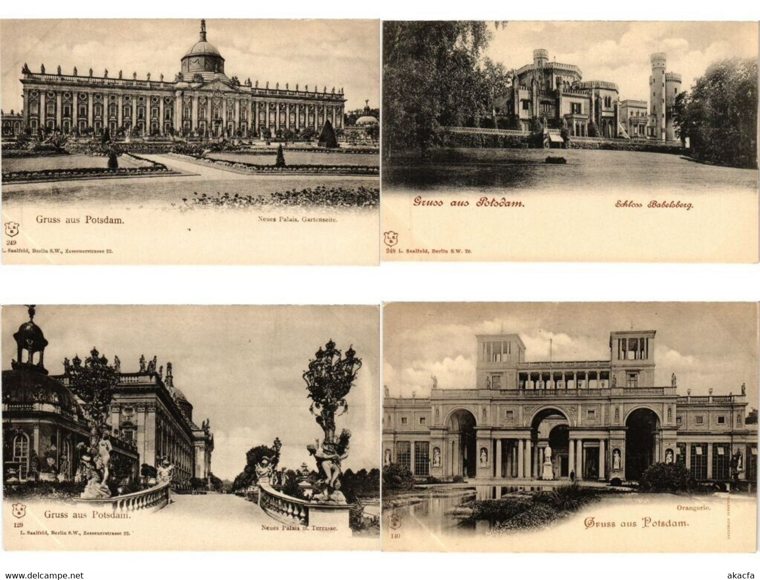 POTSDAM Germany 21 Vintage Postcards Mostly Pre-1920 (L5348) - Sammlungen & Sammellose