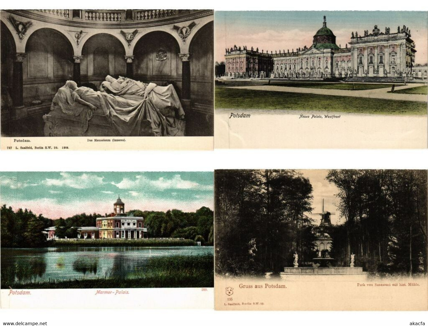 POTSDAM Germany 21 Vintage Postcards Mostly Pre-1920 (L5348) - Collections & Lots