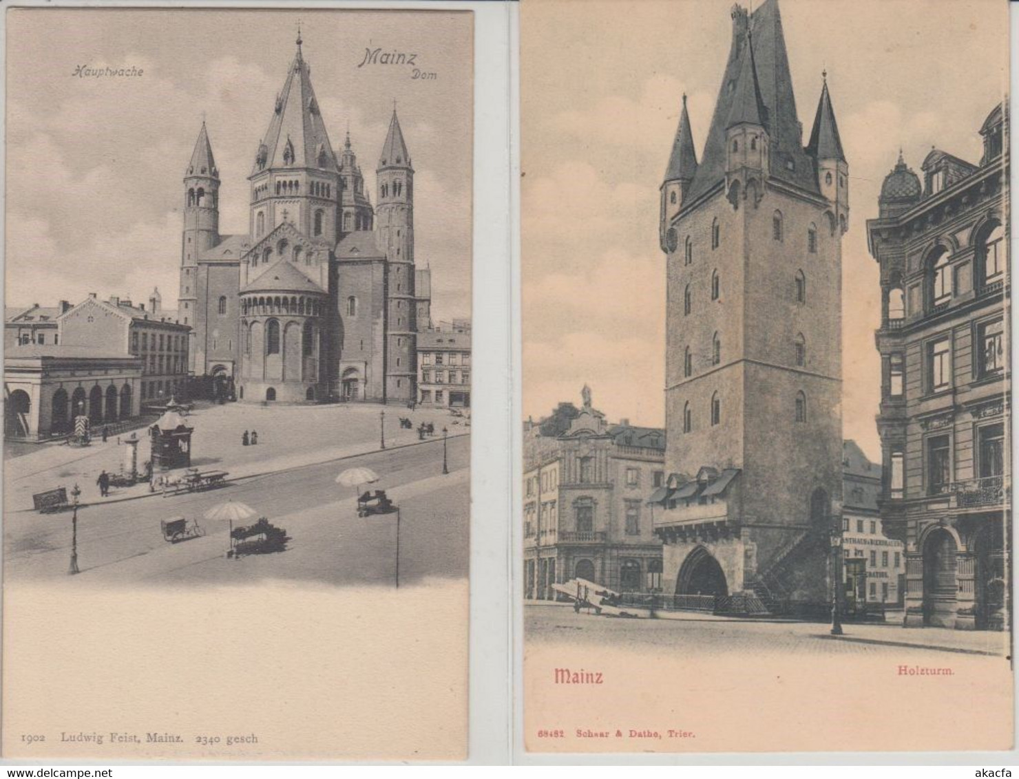 MAINZ Germany 14 Vintage Postcards Mostly Pre-1920 (L5345) - Collezioni E Lotti